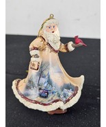 Ashton Drake Thomas Kinkade Old World Santa Clause Hometown Morning 2004 - $20.30 CAD