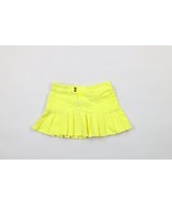 NOS Vintage Y2K Von Dutch Womens XS Spell Out Denim Jean Mini Skirt Yell... - $927.56 MXN