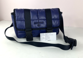 Michael Kors Flap Belt Waist Bag Brooklyn Indigo Quilted Nylon SAMPLE B2K - £79.04 GBP