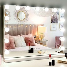 M Mivonda Vanity Hollywood Makeup Mirror With Lights Dimmable 3 Lighting Modes - £68.04 GBP