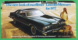 ORIGINAL Vintage 1977 Lincoln Cougar XR-7 Sales Brochure Book - $19.79