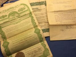 1909 ATLANTIC COAST GENERAL AGENCY CORPORATION - FLStock Certificate &amp; L... - $24.72