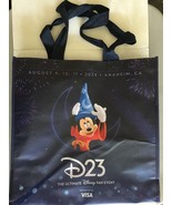 2024 Official Disney D23 Expo Fantasia Mickey 14&#39;&#39; x 14&#39;&#39; Tote Bag - $11.66
