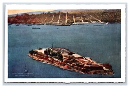 Aerial View Alcatraz Island San Francisco California CA UNP WB Postcard T9 - £3.91 GBP