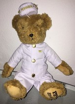 The Peninsula Hotel Chicago 14” Teddy Bear Plush Stuffed Animal Bellhop Toy Mint - £9.03 GBP