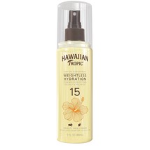 Hawaiian Tropic Weightless Hydration Dry Oil Sunscreen Mist SPF 15, 5oz | Sunscr - £11.98 GBP