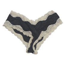 Y2K Victoria’s Secret vintage Dream Angels Black Lace Tanga Panties XS 2... - $24.74