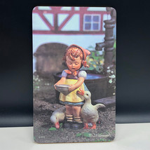 MJ HUMMEL PICTURE mouse pad wall hanging goebel west germany Ricolor goose girl - £15.70 GBP