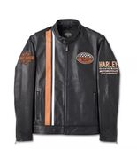 Men&#39;s Harley Davidson Genuine Cowhide  Leather Jacket - $280.67 CAD