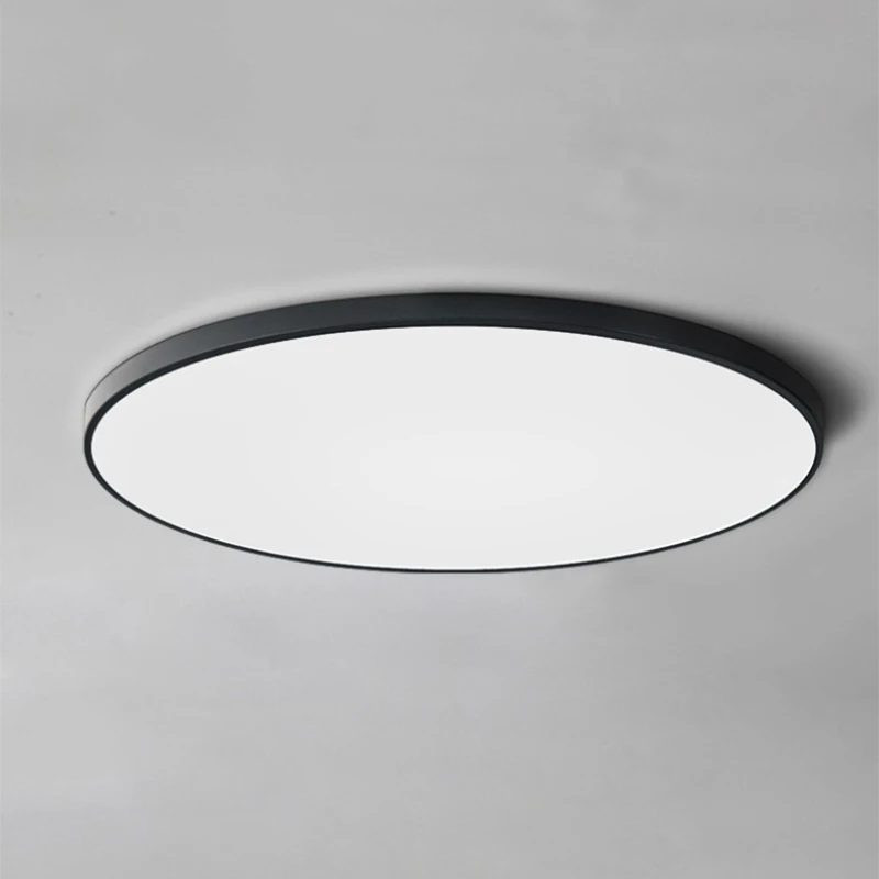  thin kitchen lighting ceiling lights fixtures black white small round bedroom lamp led thumb200