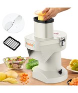 2 In 1 Electric Vegetable Dicer And Slicer Machine Commercial Vegetable ... - £575.80 GBP