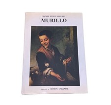 Vtg Murillo by Rafael Perez Delgado Hardcover Illustrated Cardboard Jacket 1972 image 1