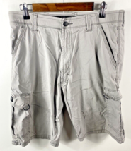 Wrangler Shorts Size 34 Mens Performance Flex Gray Cargo Stretch Waist 9... - £29.48 GBP