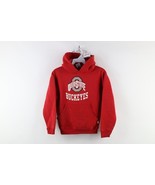 Vtg 90s Russell Athletic Boys S Faded Ohio State University Hoodie Sweat... - $34.60