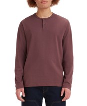 Levis Mens Henley T-Shirt Huckleberry Red XL B4HP - £18.04 GBP
