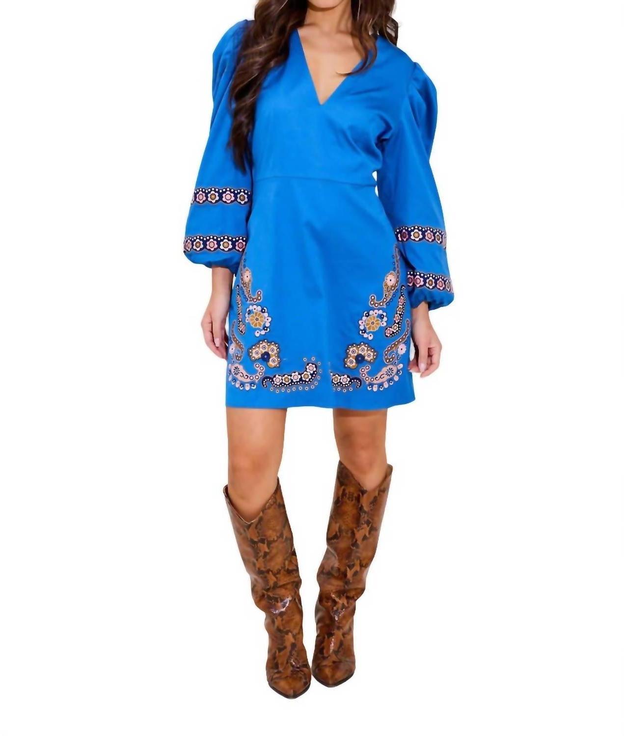 Alden Adair Bridgette Dress Denim - $113.00