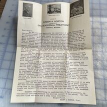 antique ephemera Hazen A Horton OX-0 Prostate Treatment Marshall Michigan - $17.99