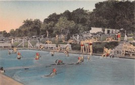 Harrisonburg Va Masanetta Bible Conference~Hudson Pool Albertype Postcard 1940s - £7.31 GBP