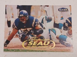 Junior Seau San Diego Chargers 1998 Fleer Tradition Card #110 - £0.77 GBP