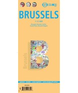 Brussels - Laminated Borch City Map - $16.37 CAD