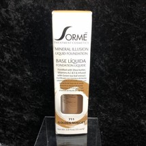 Sorme Mineral Illusion Liquid Foundation - Golden Nugget # 711 - $8.90