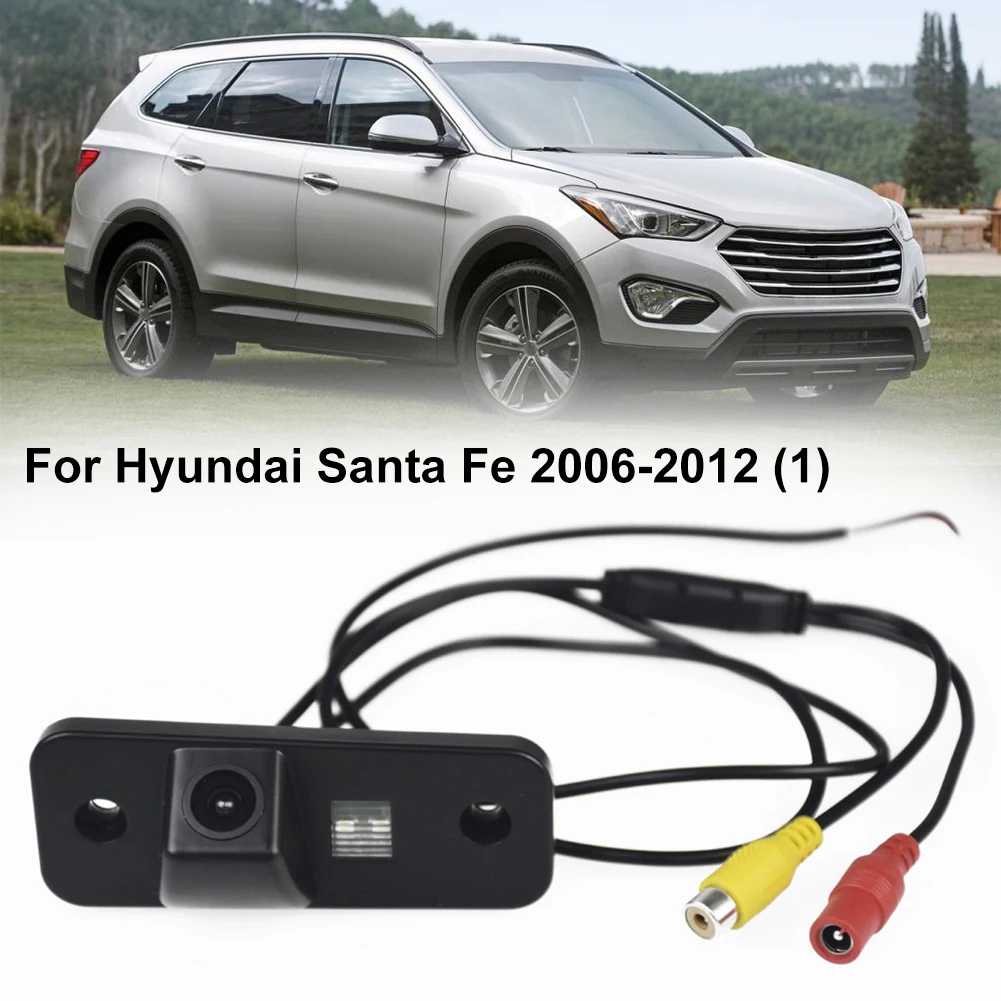 Car Rear View Camera for Hyundai Santa Fe 2006-2012, Reverse Parking Monitor, - £17.08 GBP