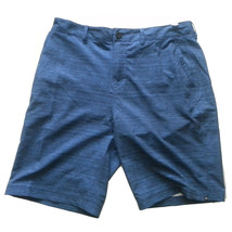 Qucksilver Men Size 34 Shorts For Swim and Walk 21&quot; long blue  - £22.75 GBP