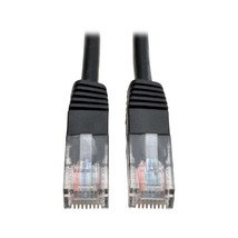 Tripp Lite Cat5e 350MHz Molded Patch Cable (RJ45 M/M) - Black, 100-ft.(N002-100- - £33.74 GBP