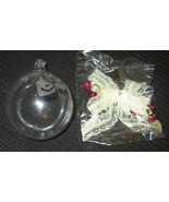 Princess House 413 Crystal Christmas Ornament Made in USA  NIB - $11.45