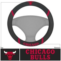 NBA Chicago Bulls Embroidered Mesh Steering Wheel Cover by FanMats - £17.57 GBP