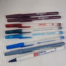 Hotel pen set 8 Residence Inn Marriott Towneplace Wyndham Fairfield Hilt... - $646.23 MXN