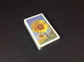 Vintage ARRCO Playing Card Co Made In USA Sunflower Free Ship New - £6.78 GBP