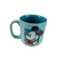 Disney Thailand Green Coffee Cup Mug Mickey Mouse Heavy Duty - $10.88