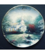 Limited Edition Collectors Plate 38828 By Thomas Kinkade "June-Hometown Chapel" - £19.31 GBP