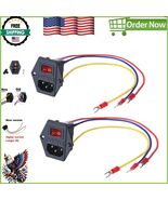 15A Rocker Switch &amp; 10A Fuse Power Socket Module - 2pcs for Easy Install... - $385.08 MXN