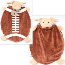 Bearington Baby Football Teddy Bear 30&quot; Tummy Time Mat Lovey Blanket Plush - £15.71 GBP