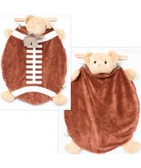 Bearington Baby Football Teddy Bear 30&quot; Tummy Time Mat Lovey Blanket Plush - £15.51 GBP
