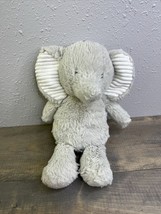 Carter&#39;s Gray Elephant Plush Stuffed Animal Soft Touch Lovey - £13.23 GBP