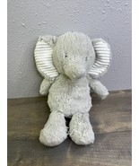 Carter&#39;s Gray Elephant Plush Stuffed Animal Soft Touch Lovey - £13.32 GBP