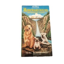 Homeward Bound The Incredible Journey  VHS Disney Video Tape Shadow Sassy Chance - £6.24 GBP