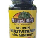 Nature&#39;s Blend No Iron Multivitamin with Minerals Tablets 100 Ct Exp 08/... - $11.39