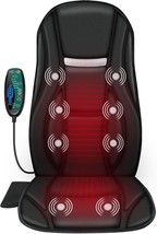 Vibration Back Massager with Heat Seat Massager with 8 Vibrating Motors 5 Modes  - $104.51