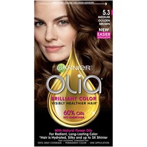 Garnier Olia Permanent Hair Color #5.3 Medium Golden Brown - £15.54 GBP