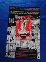 MELODY - Comix Autobiography of a N*** Dancer - Promo Poster Signed by A... - £78.66 GBP