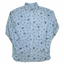 Maison Kitsuné Trigram Print Shirt Light Blue ( 38 ) - $81.04
