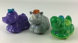 VTech Go Go Smart Wheels Animals Alligator Hippo Rhino Smart Point 3pc L... - £30.31 GBP