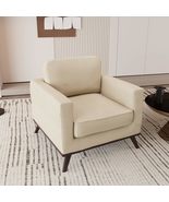 LeisureMod Leather/Mesh Accent Arm Chair  Modern Lounge Chair with Birc... - $9,351.38 MXN+