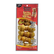 Savory Prime Beggar Bones Pork Skin, Chicken &amp; Veggie Wraps Dog Treats 1ea/SM, 7 - £7.87 GBP