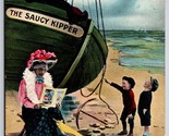Bamforth Comic The Saucy Kipper Shipwreck 1909 DB Postcard K4 - $9.92