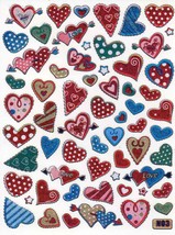 A354 Heart Love Kids Kindergarten Sticker Decal Size 13x10 cm / 5x4 inch Glitter - £1.98 GBP